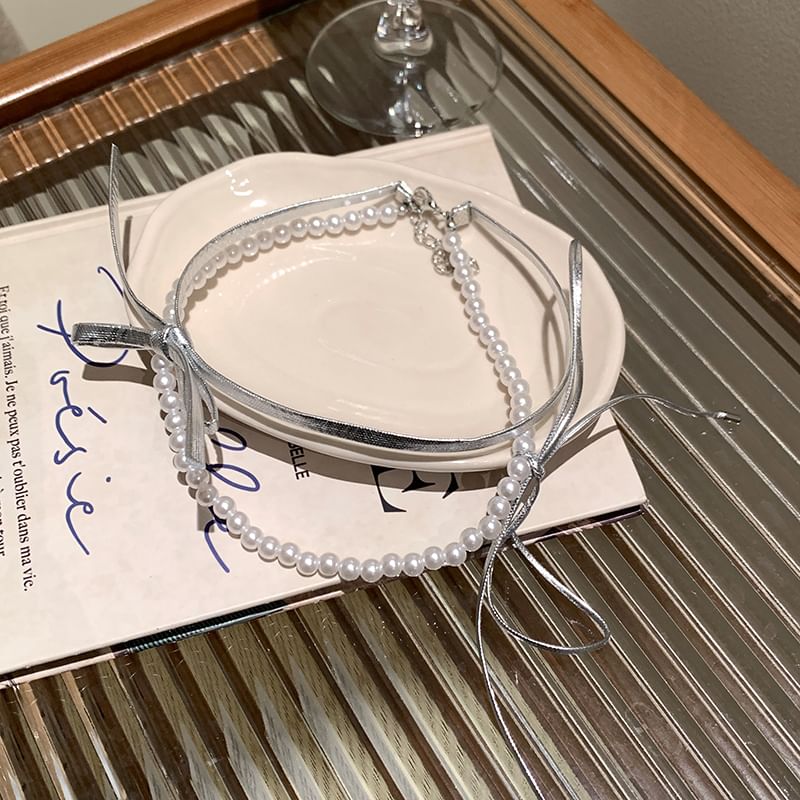 Heart / Set Necklace Braded Layered