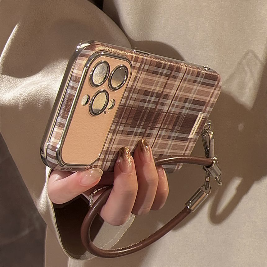 Set / Strap Case Phone Plaid