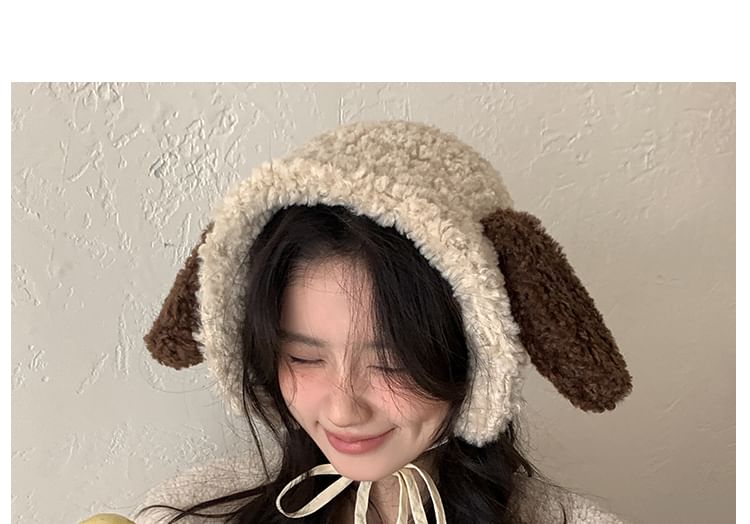 Hat Dog Faux Ear Shearling Trapper