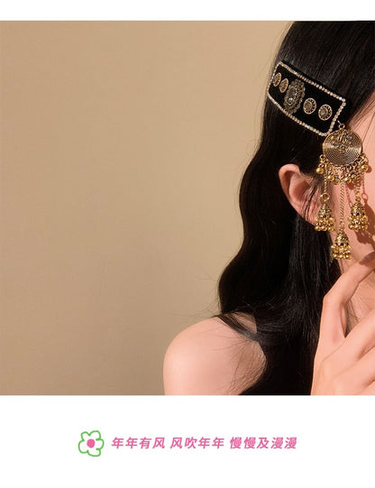 Clip Set Beaded Hair / Rhinestone