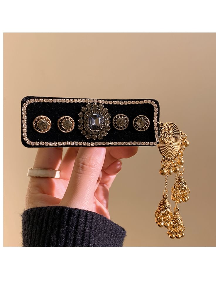 Clip Set Beaded Hair / Rhinestone