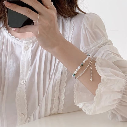 Freshwater / Pearl S925 Silver Sterling Bracelet Bead