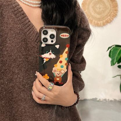 Strap Phone Set Pom Case / Mouse