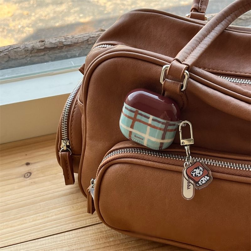 Pro / Case Earphone AirPods Skin Dog Charm Lanyard Plaid