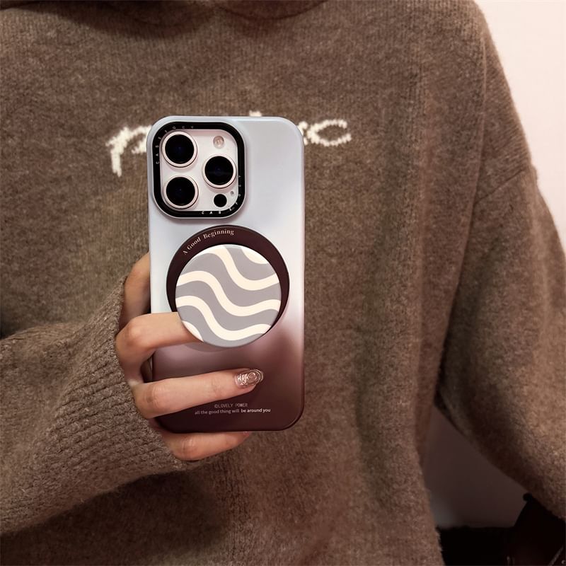 MagSafe) Case with Phone Magnetic Gradient (Compatible