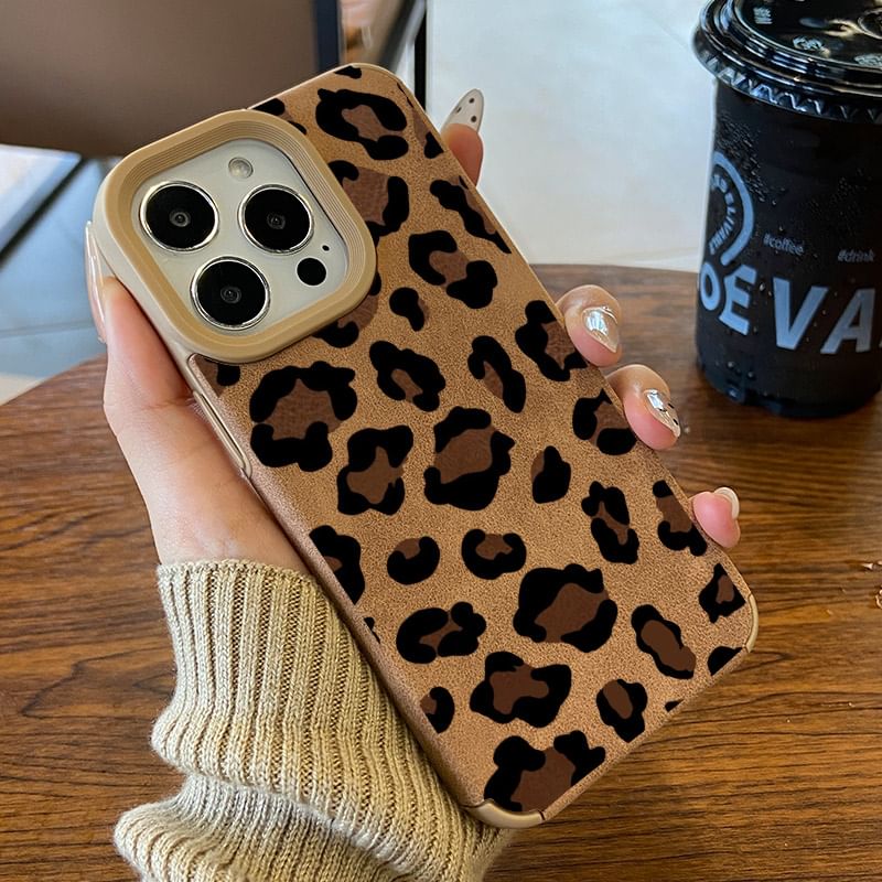 Print Case Leopard Phone