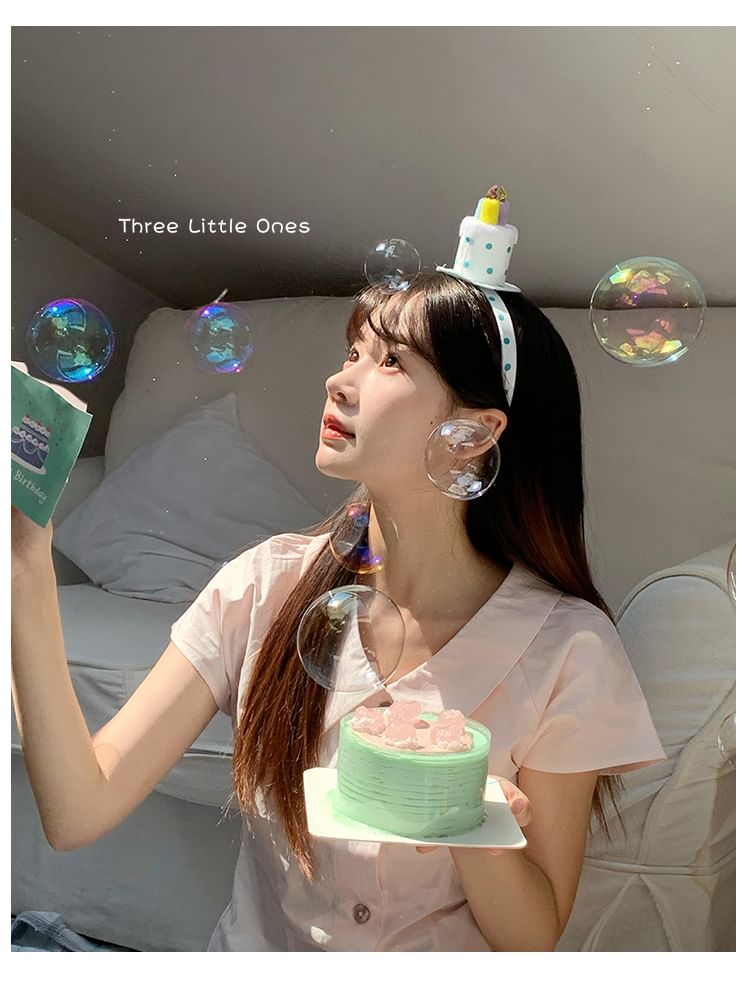 Dot Headband Cake Birthday Polka