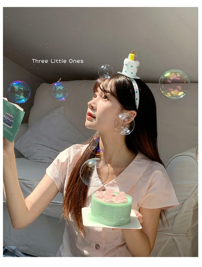 Dot Headband Cake Birthday Polka