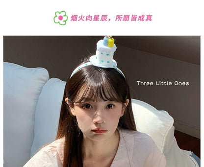 Dot Headband Cake Birthday Polka