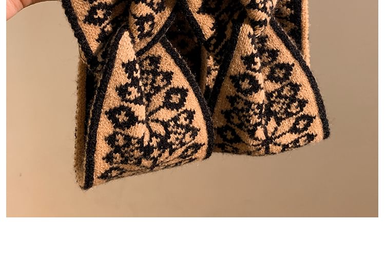Patterned Knitted Headband