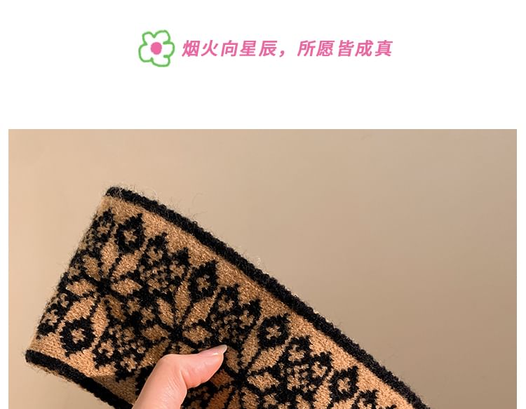 Patterned Knitted Headband
