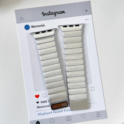 Magnetic / Alloy Set Case Band Protective Apple Bracelet Watch