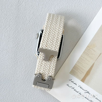 Band Buckled Apple Braided Watch