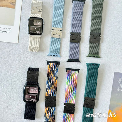 Band Buckled Apple Braided Watch