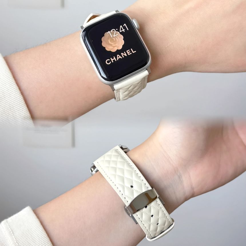 Band Genuine Leather Watch Apple