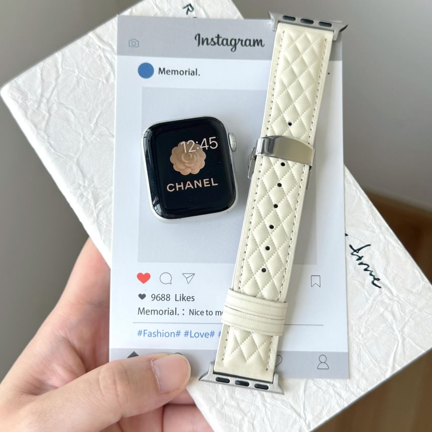 Band Genuine Leather Watch Apple