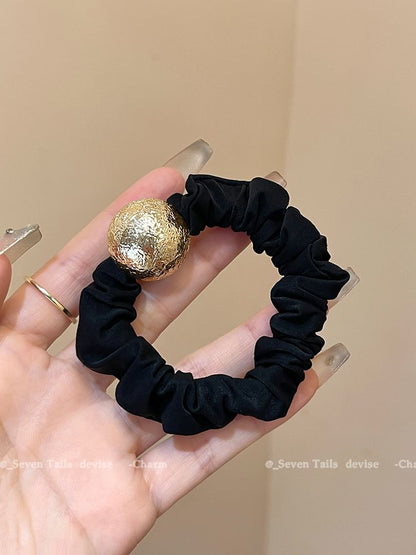 Velvet Tie Hair Bead
