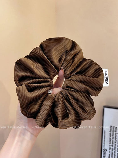 Label Lettering Scrunchie