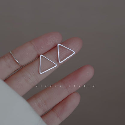 Stud Triangle Silver S925 Earring Sterling
