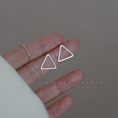 Stud Triangle Silver S925 Earring Sterling
