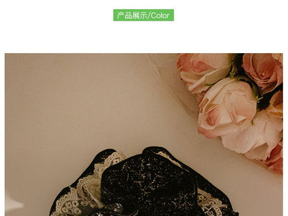 Trim Scrunchie Print Floral Lace