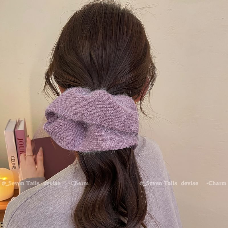 Knit Plain Scrunchie
