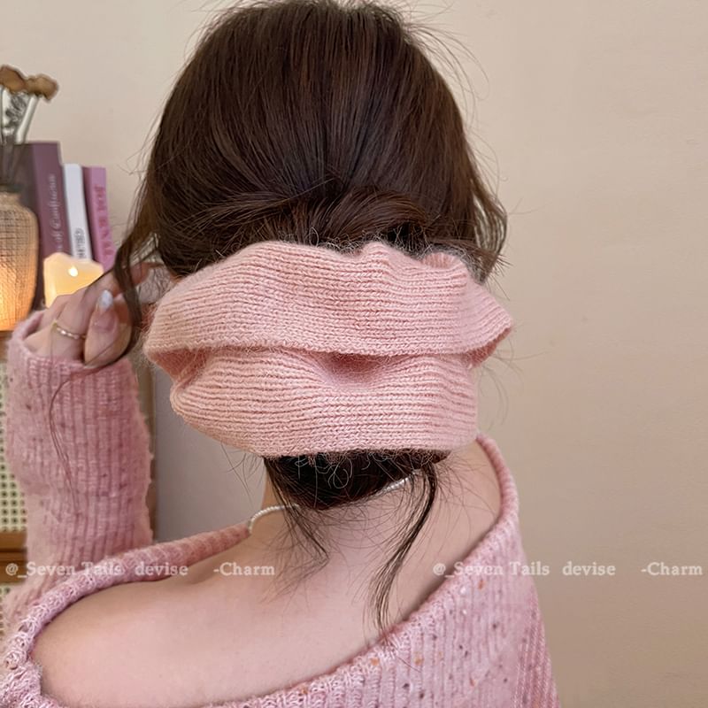 Knit Plain Scrunchie