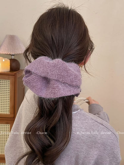 Knit Plain Scrunchie