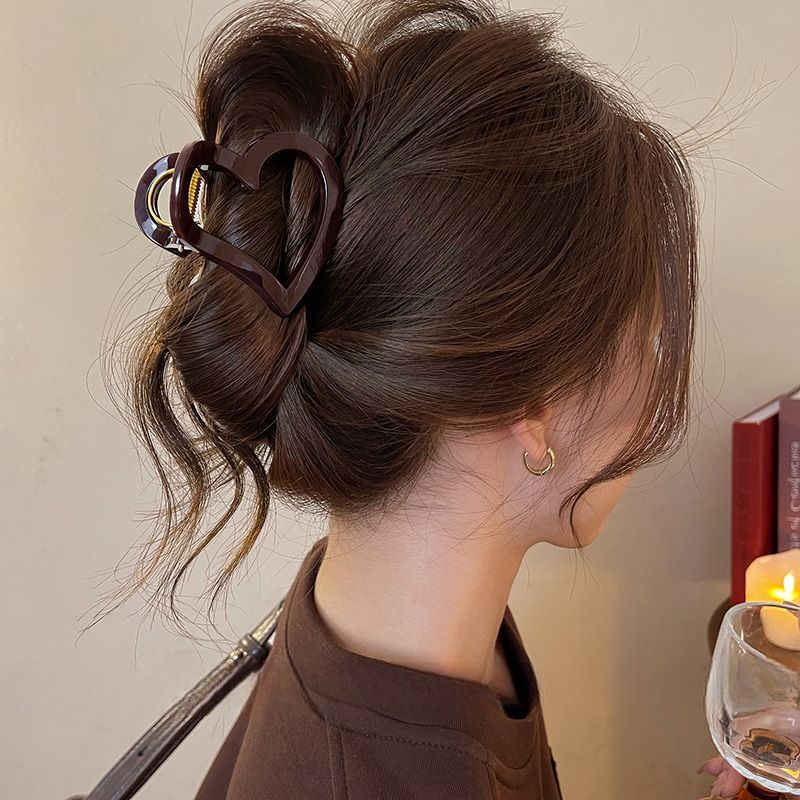 Plain Hair Claw Heart