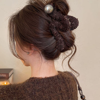 Claw Hair Faux Pearl Yarn