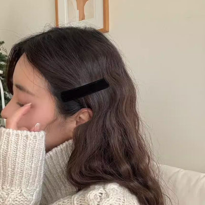 Velvet Plain Hair Clip
