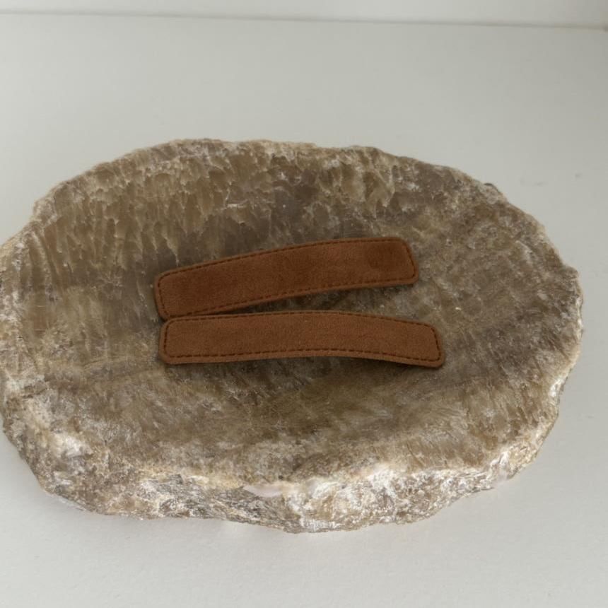 Velvet Plain Hair Clip