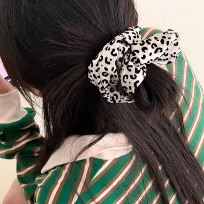 Scrunchie Hair Leopard Print