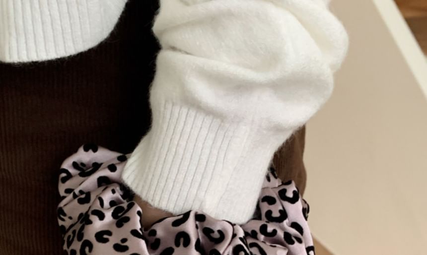 Scrunchie Hair Leopard Print