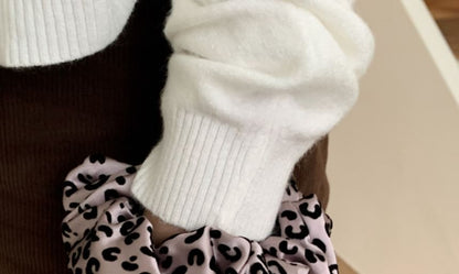 Scrunchie Hair Leopard Print