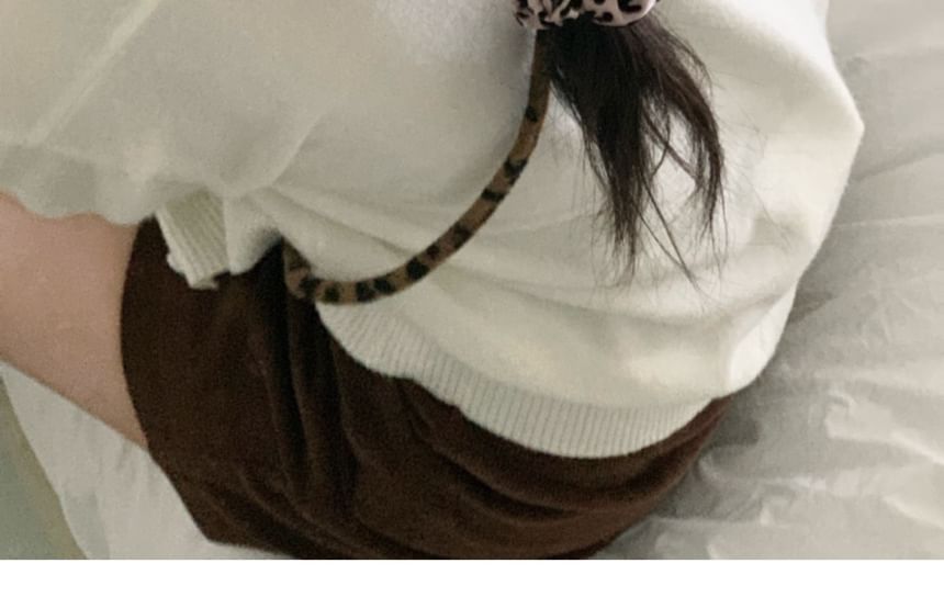 Scrunchie Hair Leopard Print