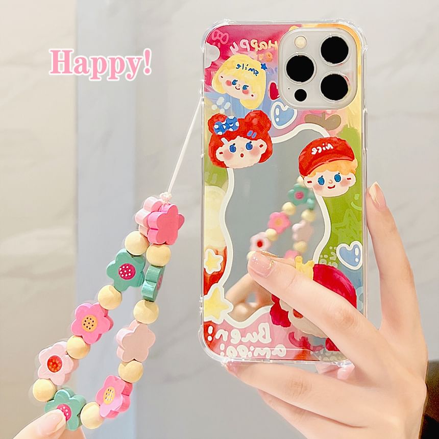 Cartoon Phone Mirrored Case