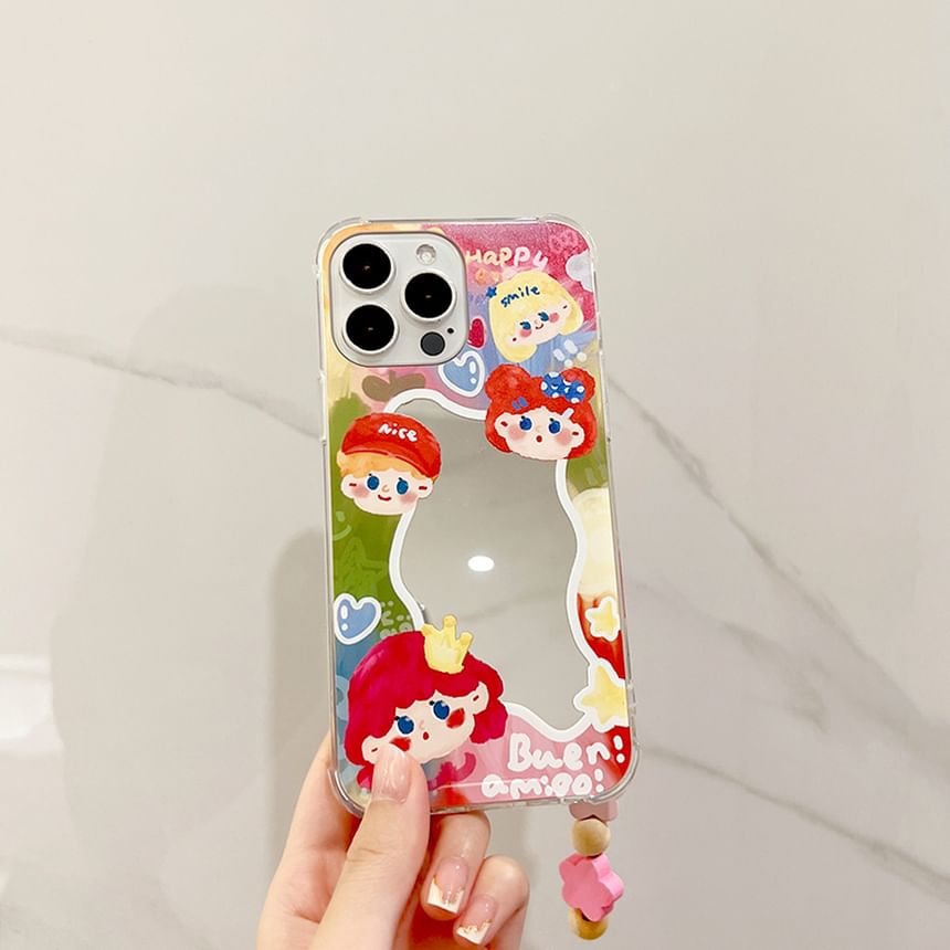 Cartoon Phone Mirrored Case