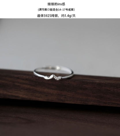 Silver 925 Sterling Heart Ring
