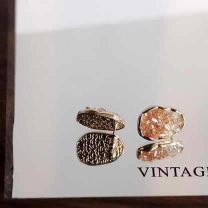 Stud Silver 925 Earring Crystal Sterling