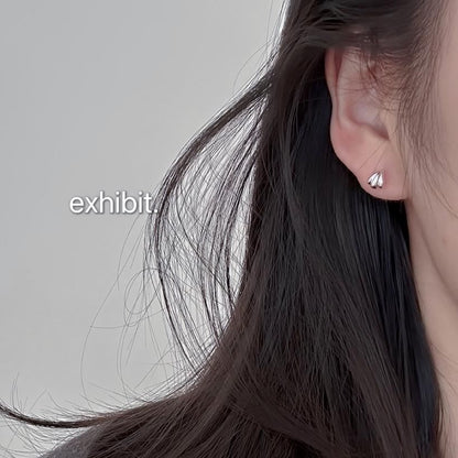 925 Silver Earring Shell Stud Sterling