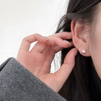 925 Silver Earring Shell Stud Sterling