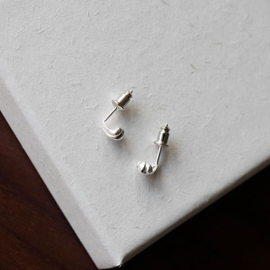 925 Silver Earring Shell Stud Sterling