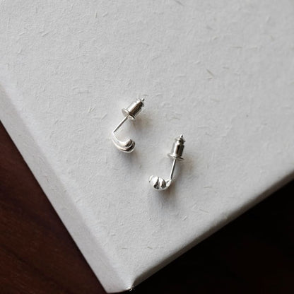 925 Silver Earring Shell Stud Sterling