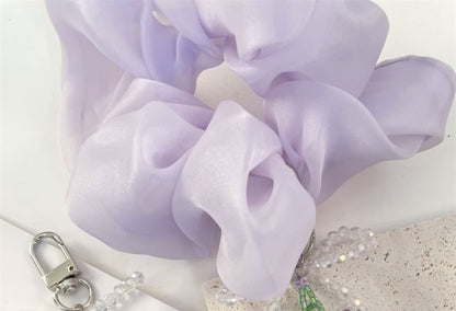 Beaded Bow Flower Phone Charm