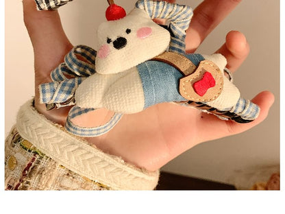 Claw Hair Plaid Cartoon