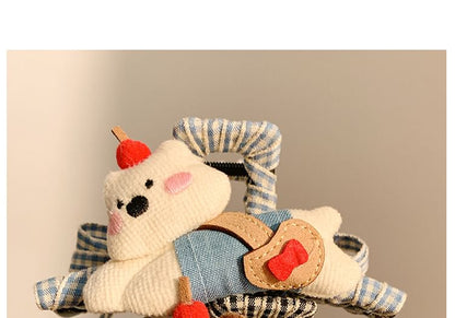 Claw Hair Plaid Cartoon