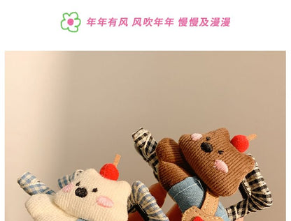 Claw Hair Plaid Cartoon