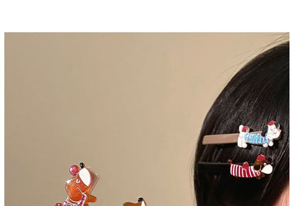 Acrylic Hair Dog Cartoon Clip