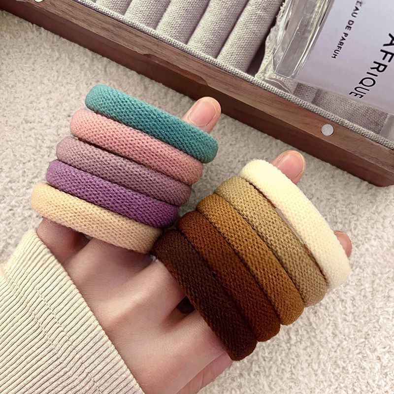 Plain Set of 5: Tie Hair